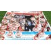 Subbuteo Andrew Olympiacos BC back to back set. Includes 2 teams with 12 players each and ball of the game with WSB Professional bases